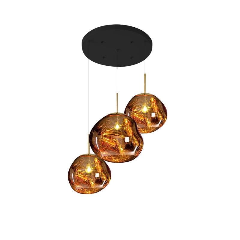 Multi Lava Round Pendant Lamp - DEPRIMO