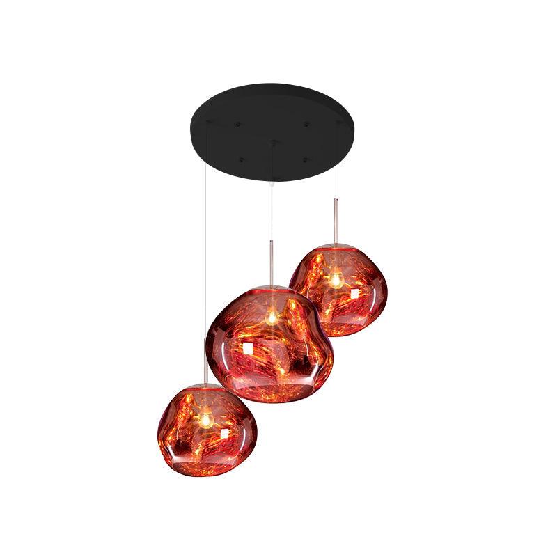 Multi Lava Round Pendant Lamp - DEPRIMO