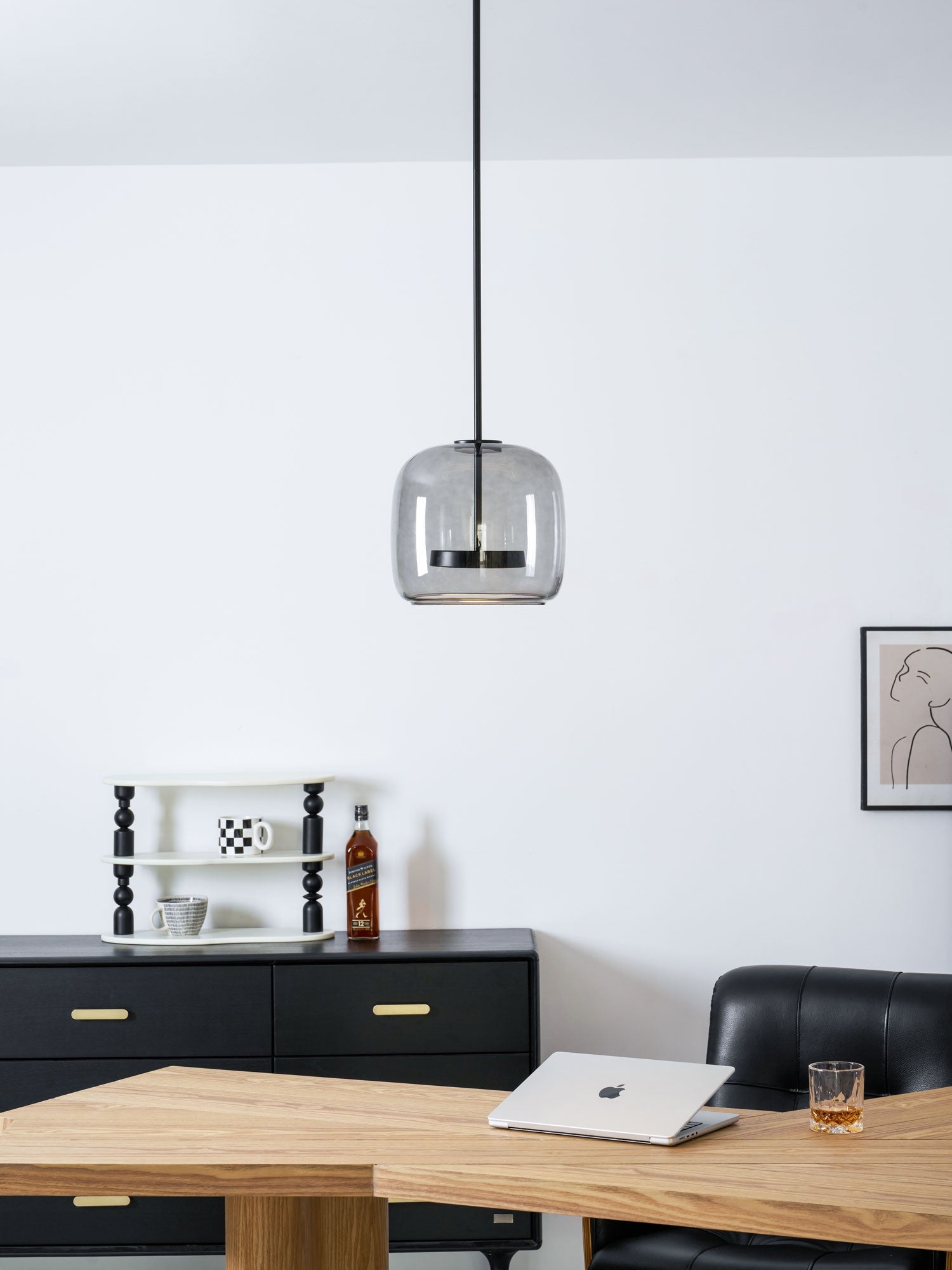 Підвісний світильник Metro Sphere Glass