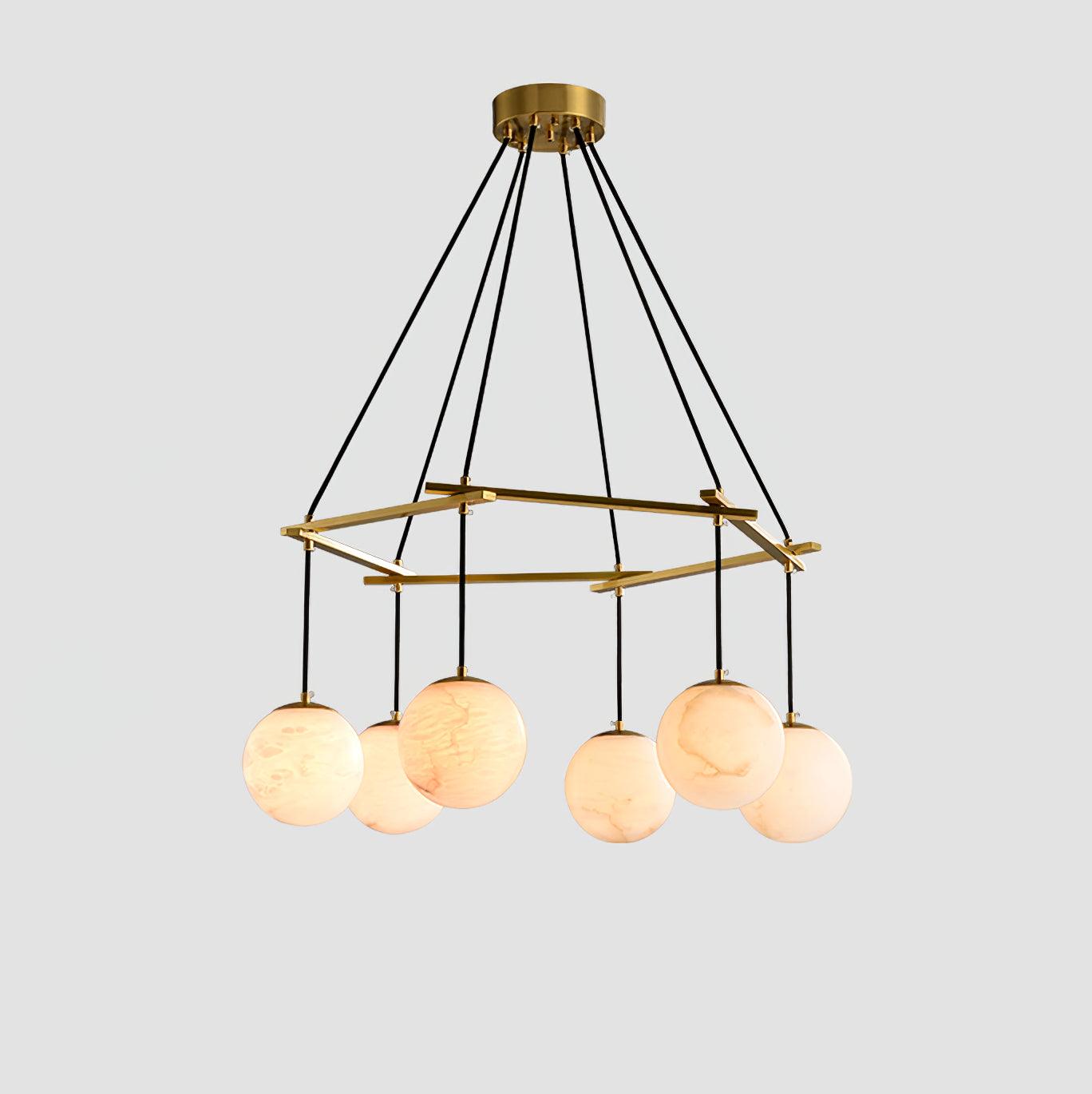 Miira Alabaster Chandelier - DEPRIMO