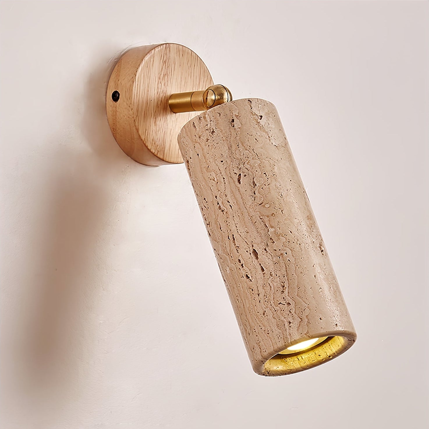 Milo Travertine Wall Spotlight - Vakkerlight