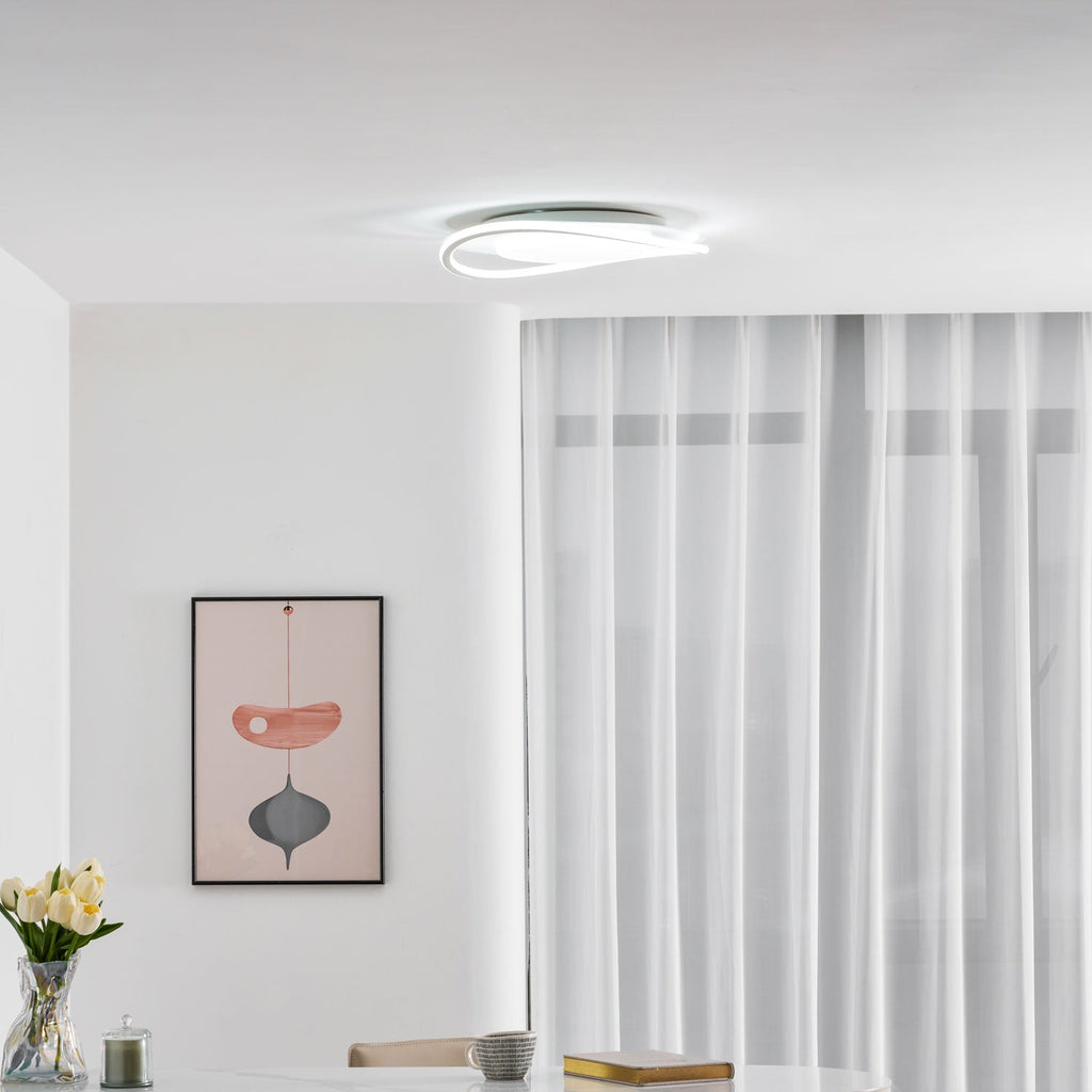 Мінімалістичний стельовий LED світильник Геометрія