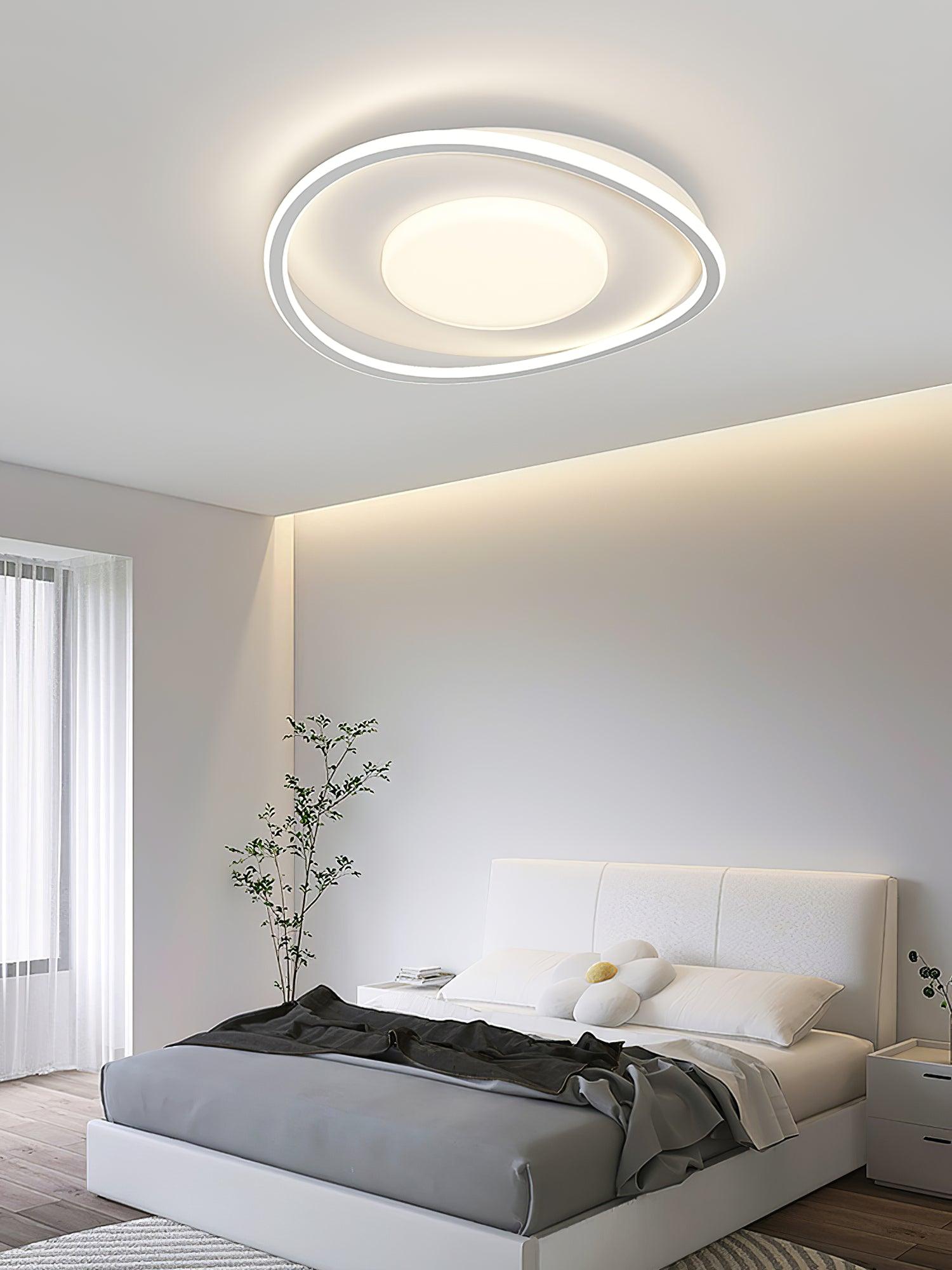 Мінімалістичний стельовий LED світильник Геометрія