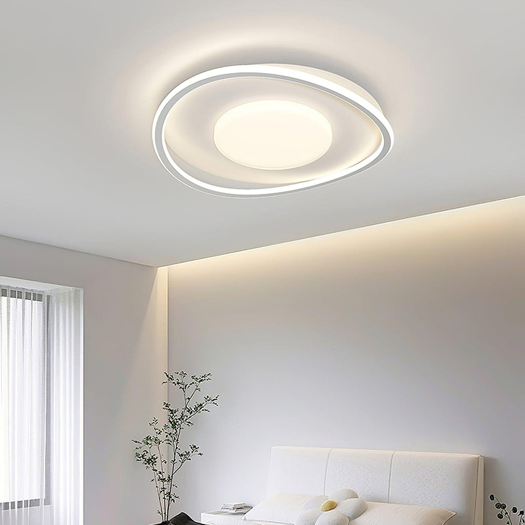 Мінімалістичний стельовий LED світильник Геометрія
