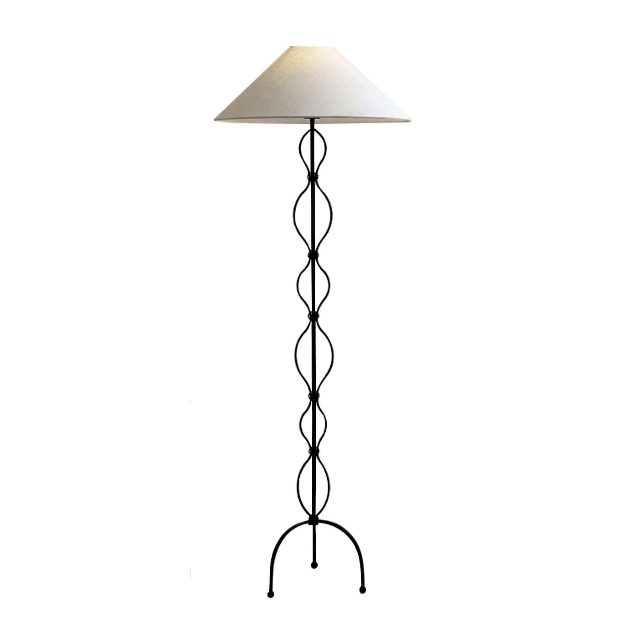Minimalist Iron Twist Floor Lamp - Vakkerlight