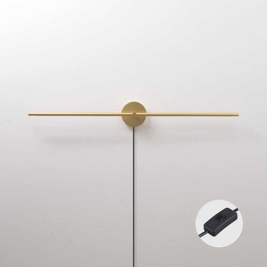 Minimalist Linear LED Plug - in Wall Lamp - DEPRIMO