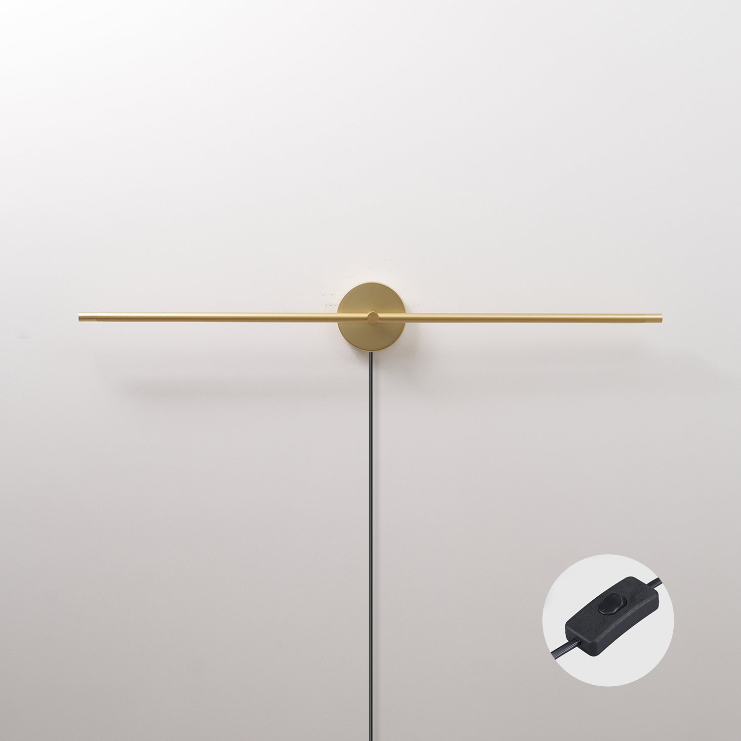 Minimalist Linear LED Plug - in Wall Lamp - DEPRIMO