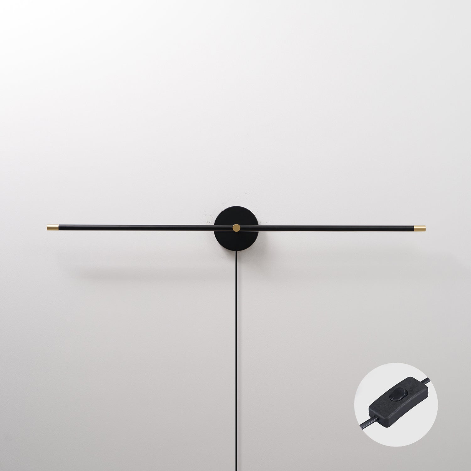 Minimalist Linear LED Plug - in Wall Lamp - DEPRIMO