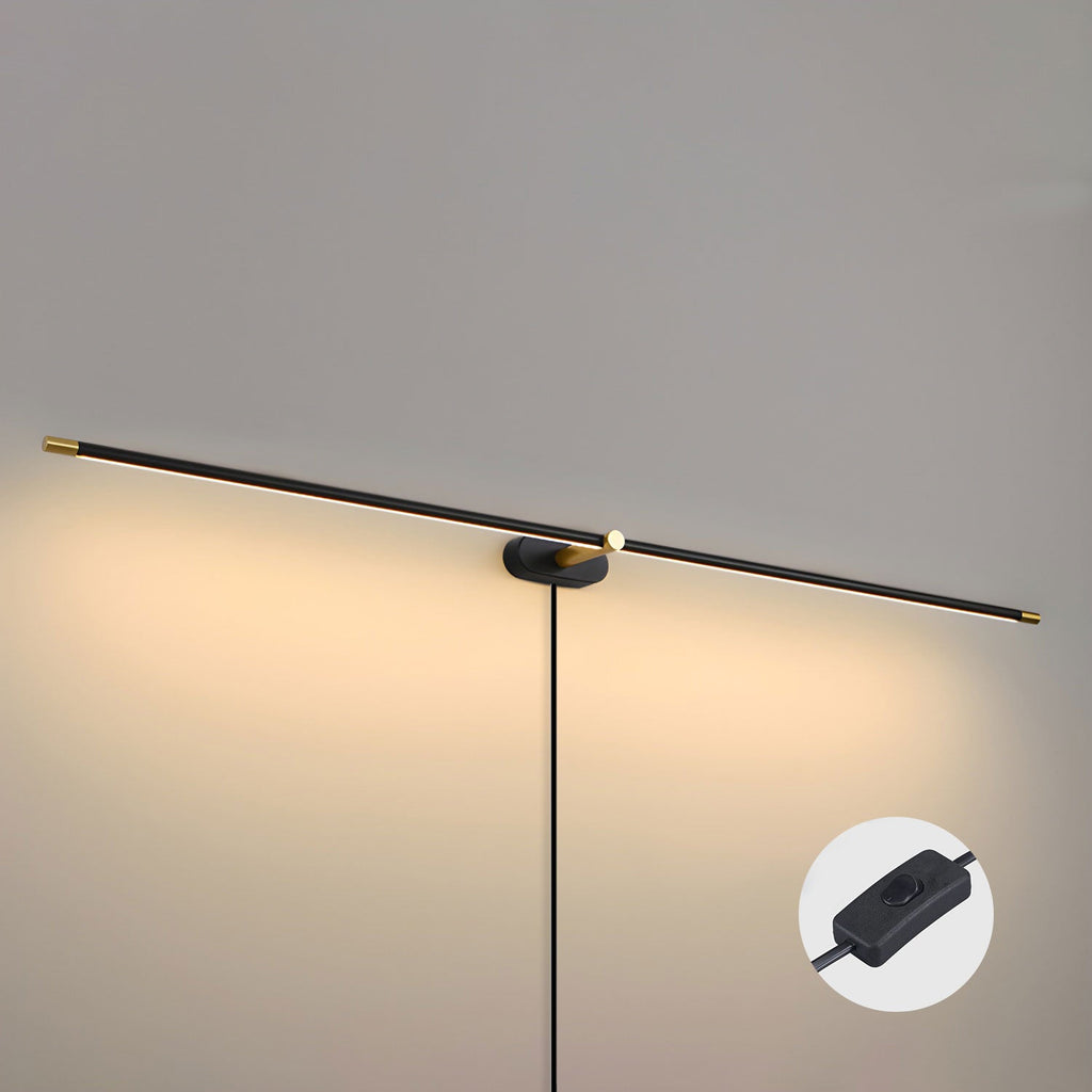 Minimalist Linear Plug - in Wall Lamp - DEPRIMO