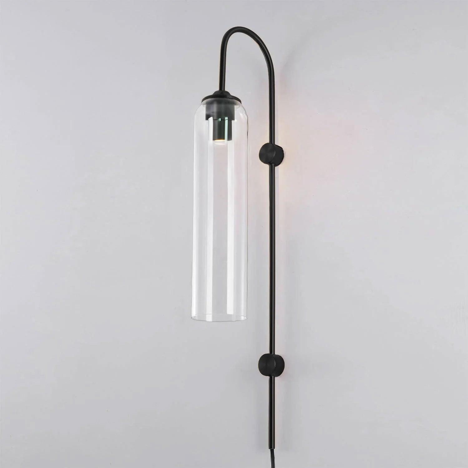 Modern Glass Plug-In Wall Lamp - DEPRIMO