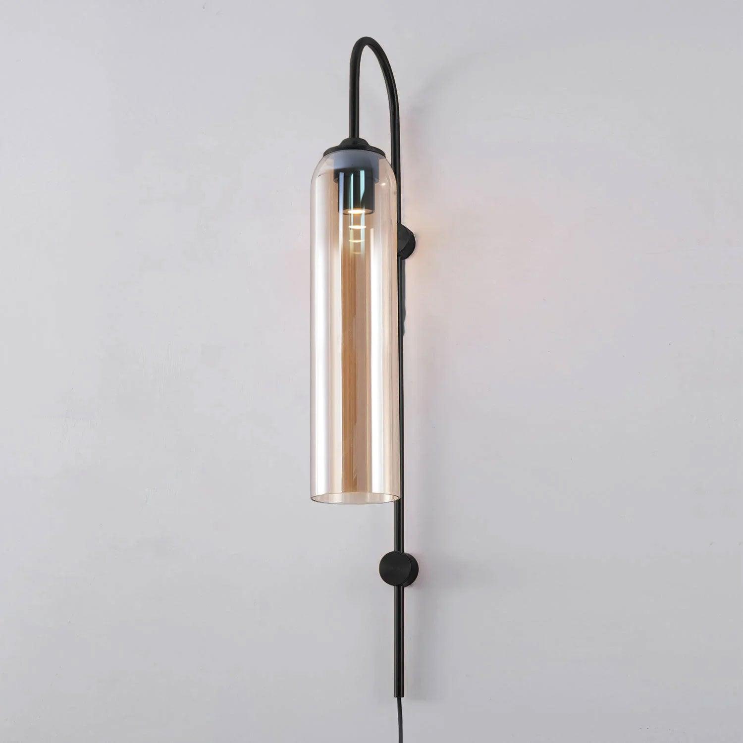 Modern Glass Plug-In Wall Lamp - DEPRIMO