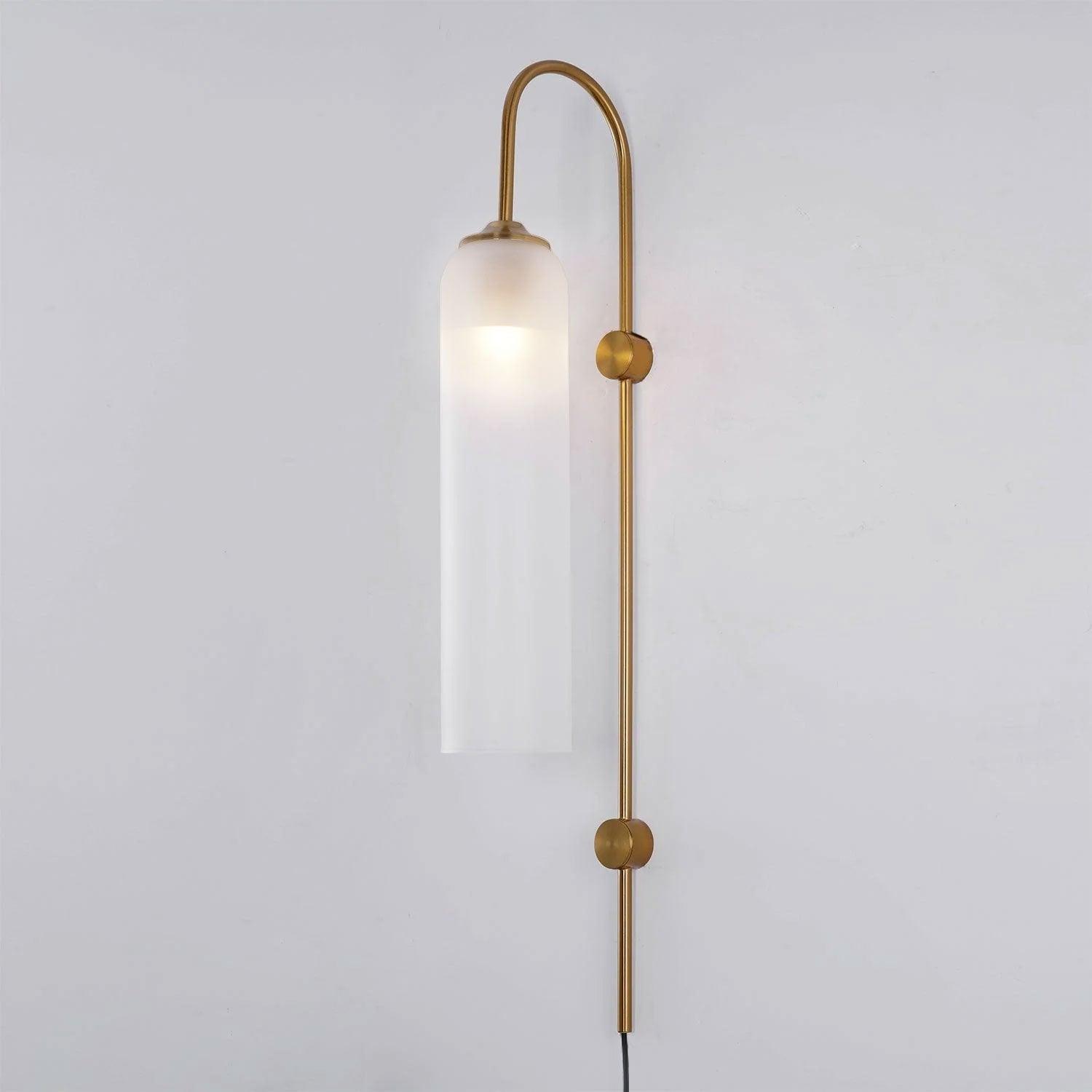 Modern Glass Plug-In Wall Lamp - DEPRIMO