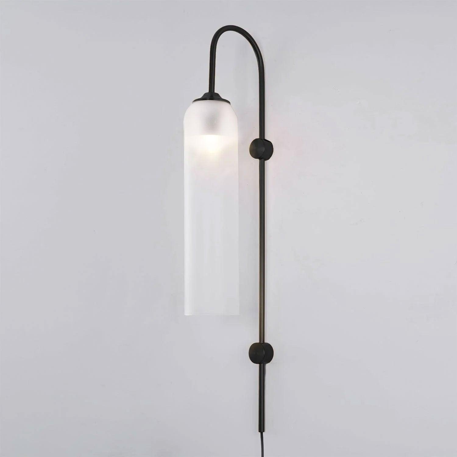 Modern Glass Plug-In Wall Lamp - DEPRIMO