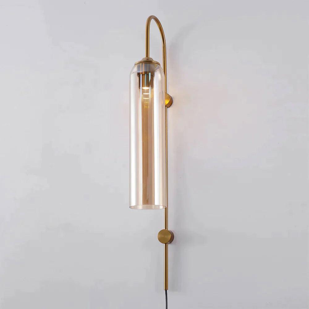 Modern Glass Plug-In Wall Lamp - DEPRIMO