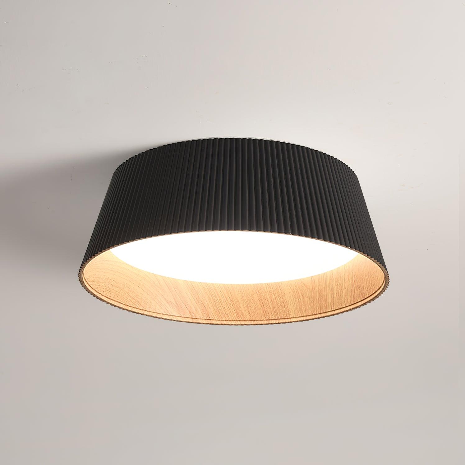 Modern Ribbed Ceiling Light - Vakkerlight