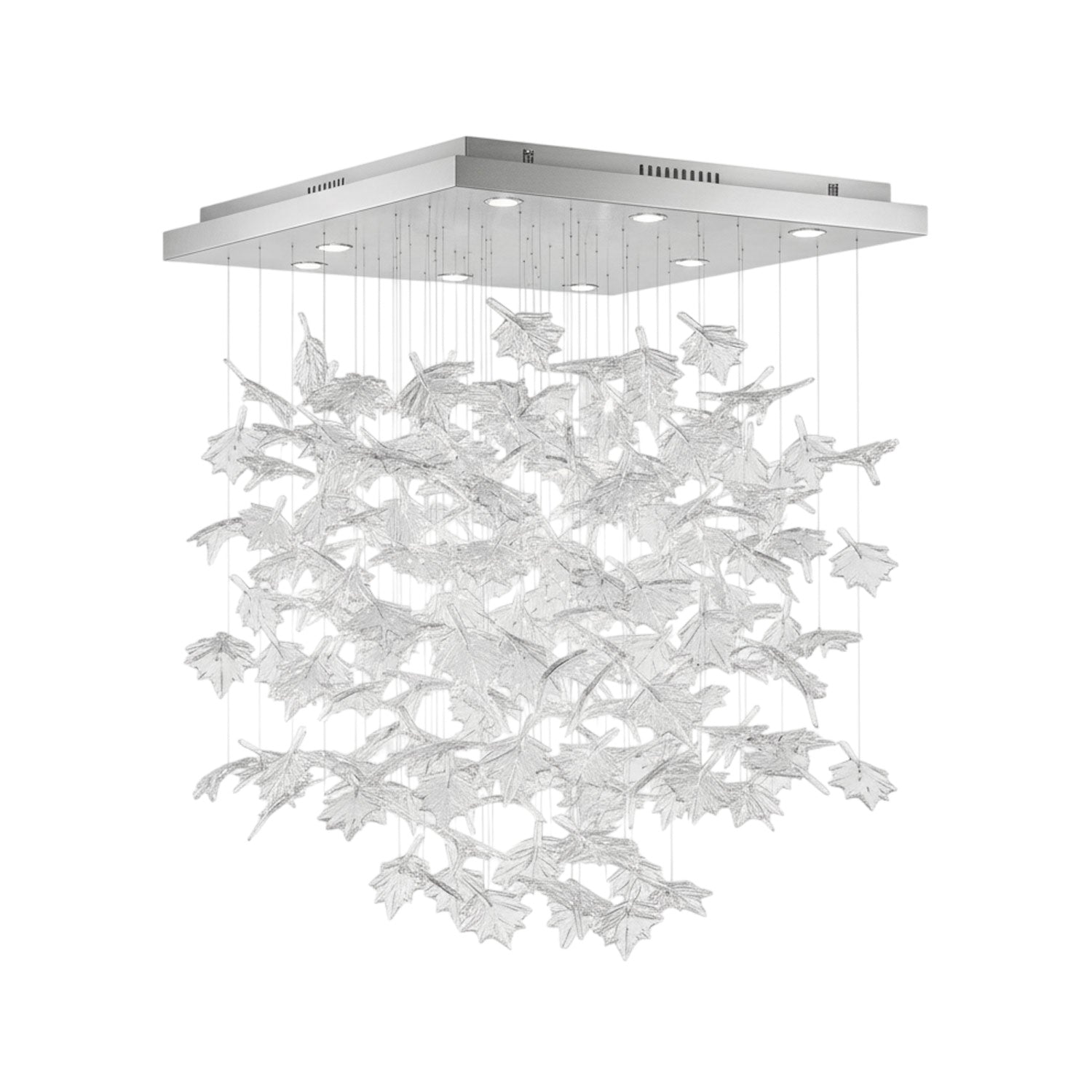 Multicolor Crystal Maple Leaf Chandelier - Vakkerlight