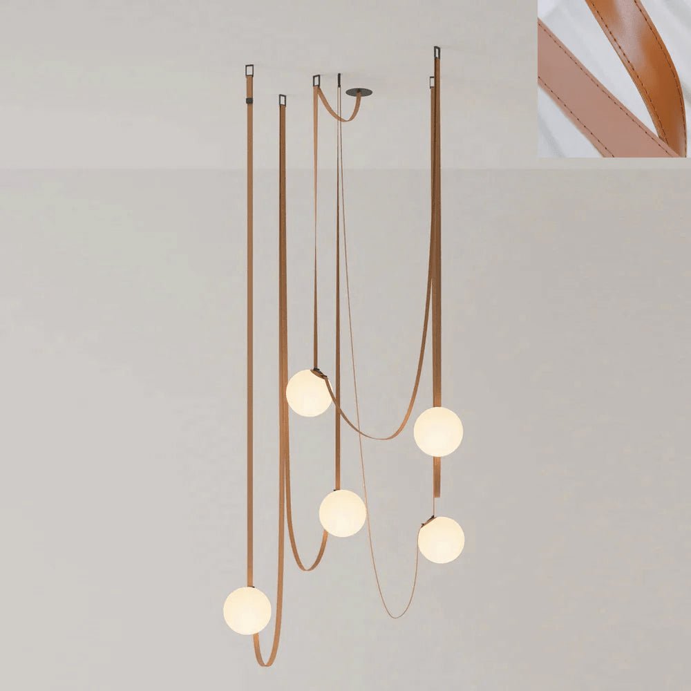 Multiple Belt Art Pendant Light - DEPRIMO