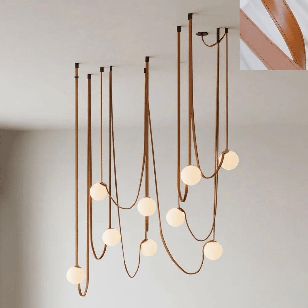 Multiple Belt Art Pendant Light - DEPRIMO