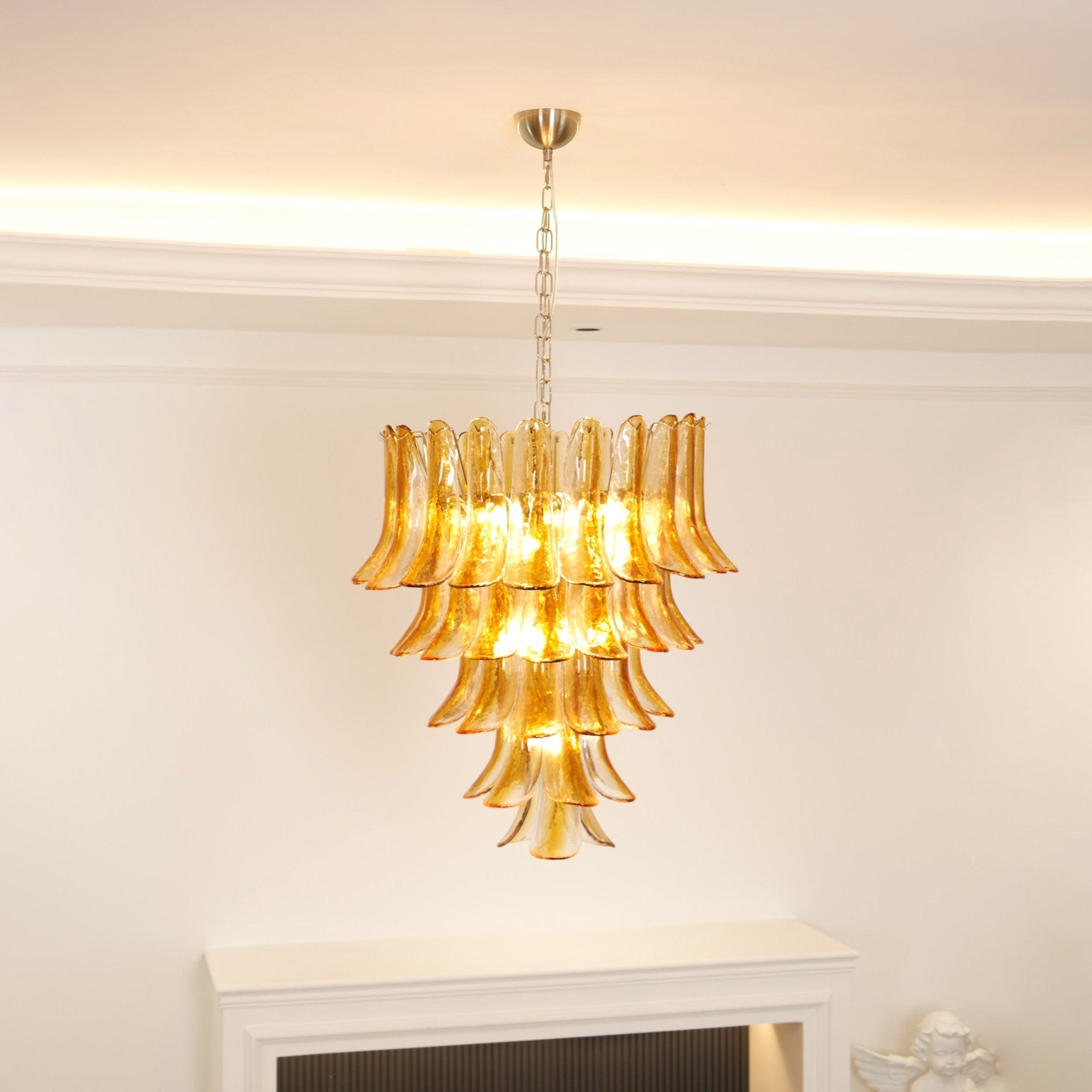 Люстра Murano Amber Lily