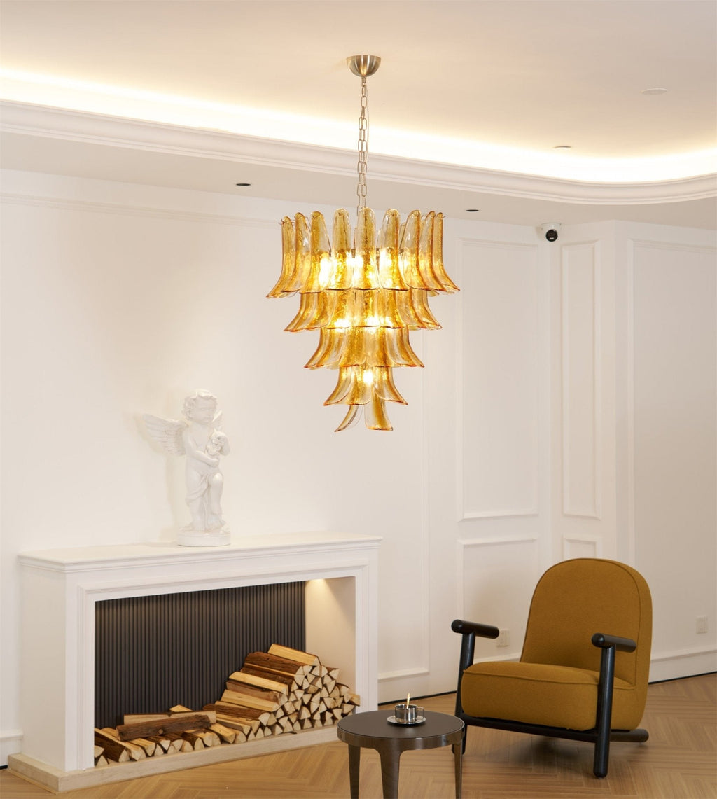 Люстра Murano Amber Lily