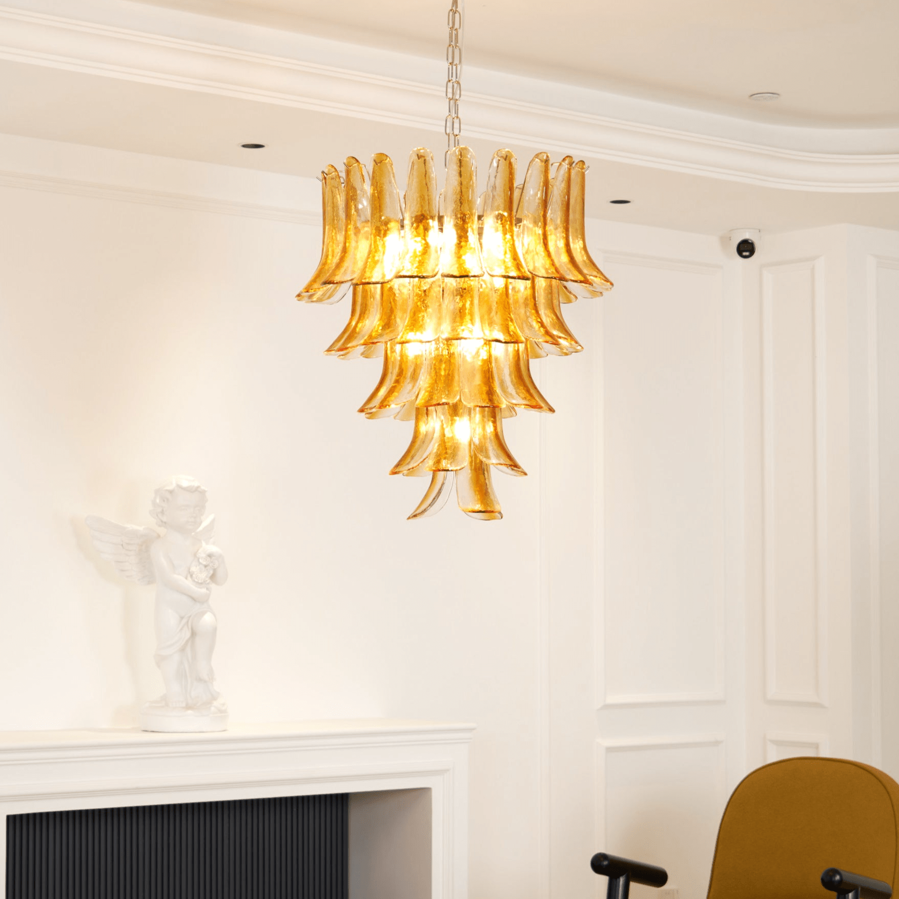 Люстра Murano Amber Lily