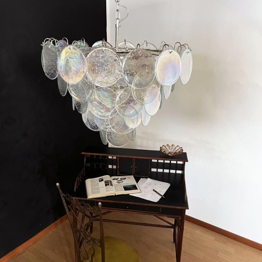 Радужная люстра Murano Disc