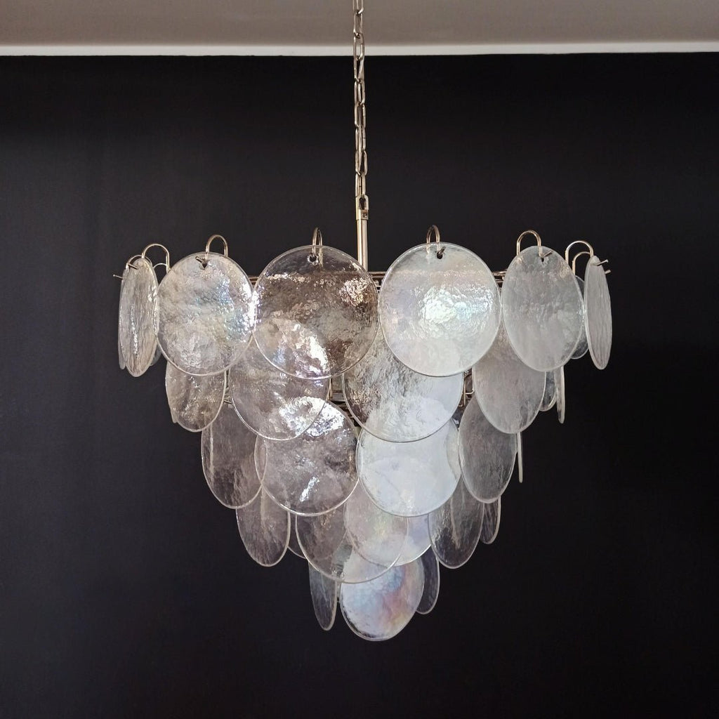 Радужная люстра Murano Disc