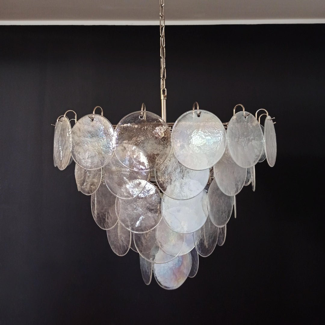 Радужная люстра Murano Disc