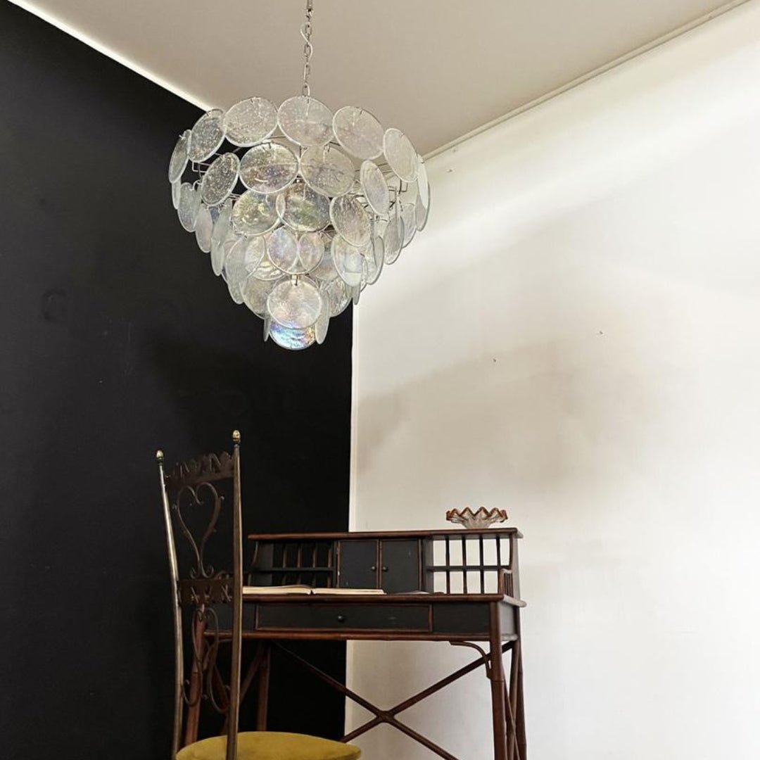 Радужная люстра Murano Disc