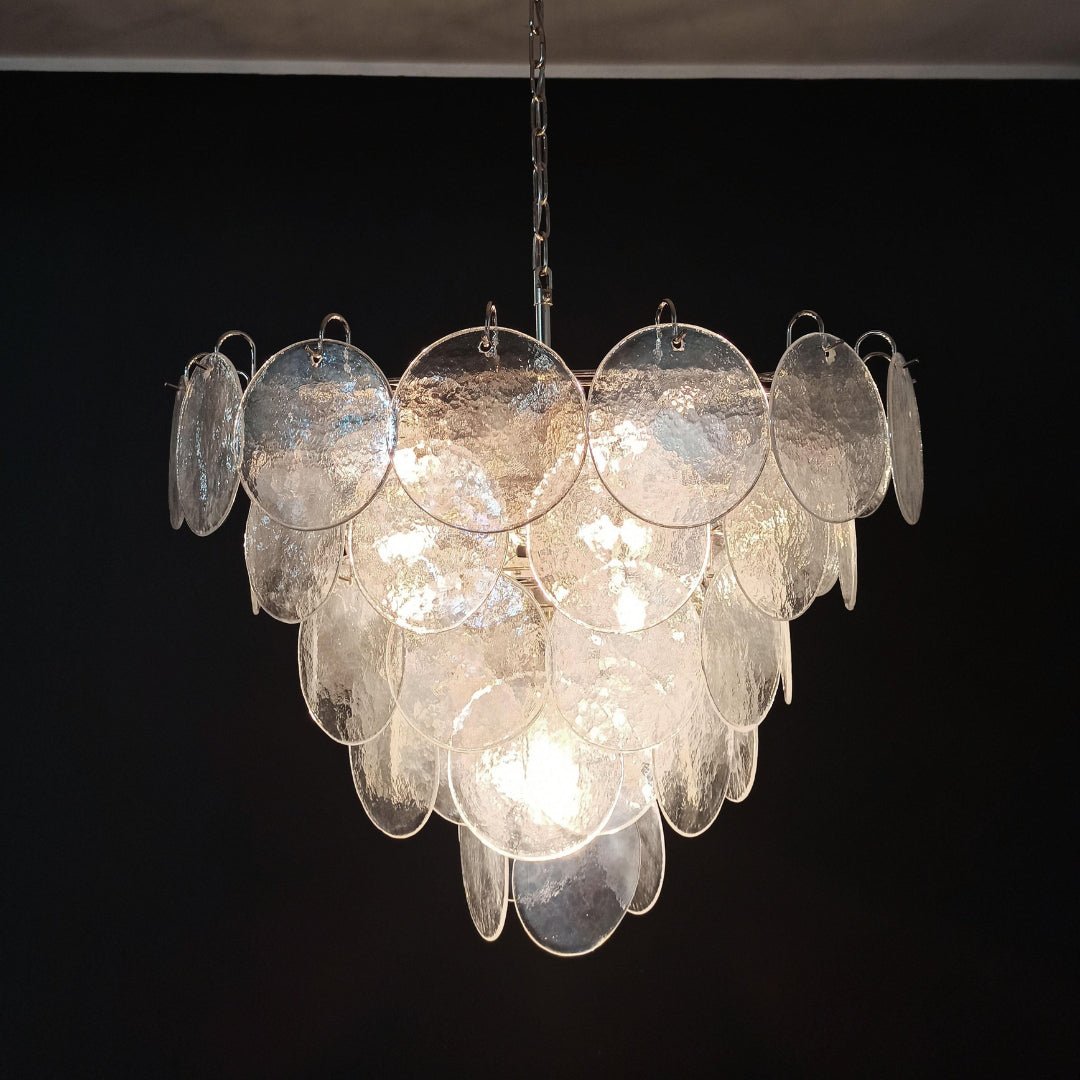 Радужная люстра Murano Disc