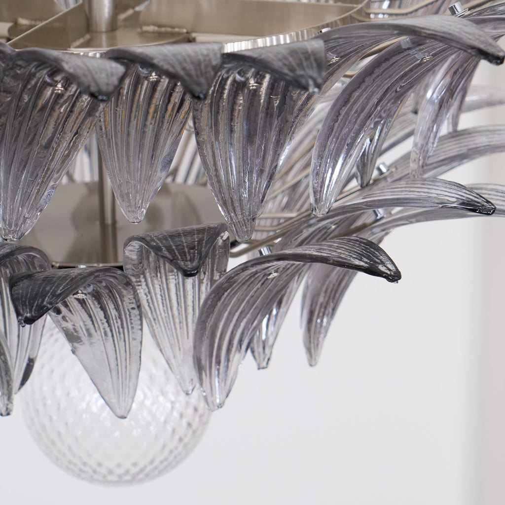 Прозрачная люстра Murano Palmette