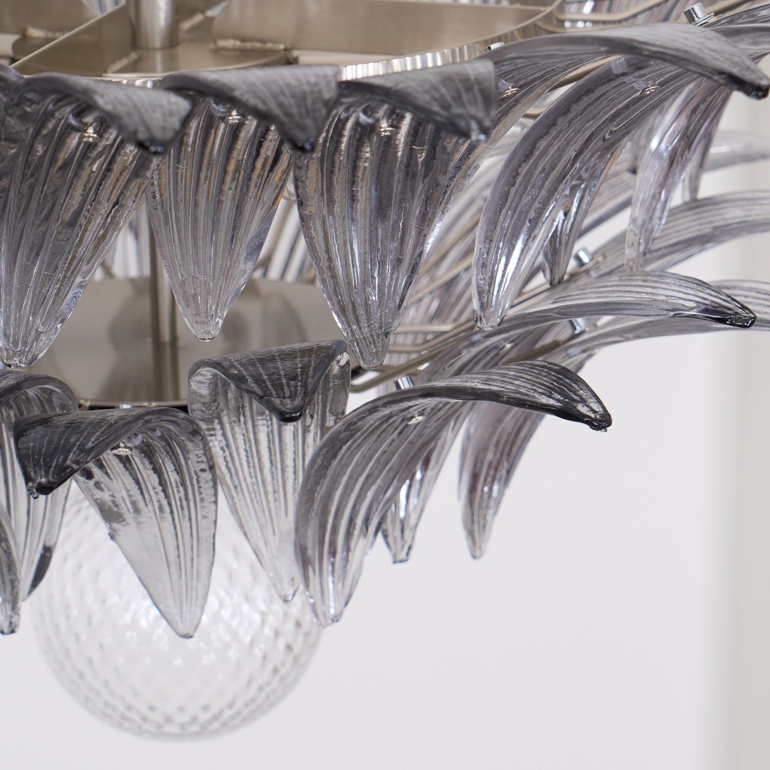 Прозрачная люстра Murano Palmette