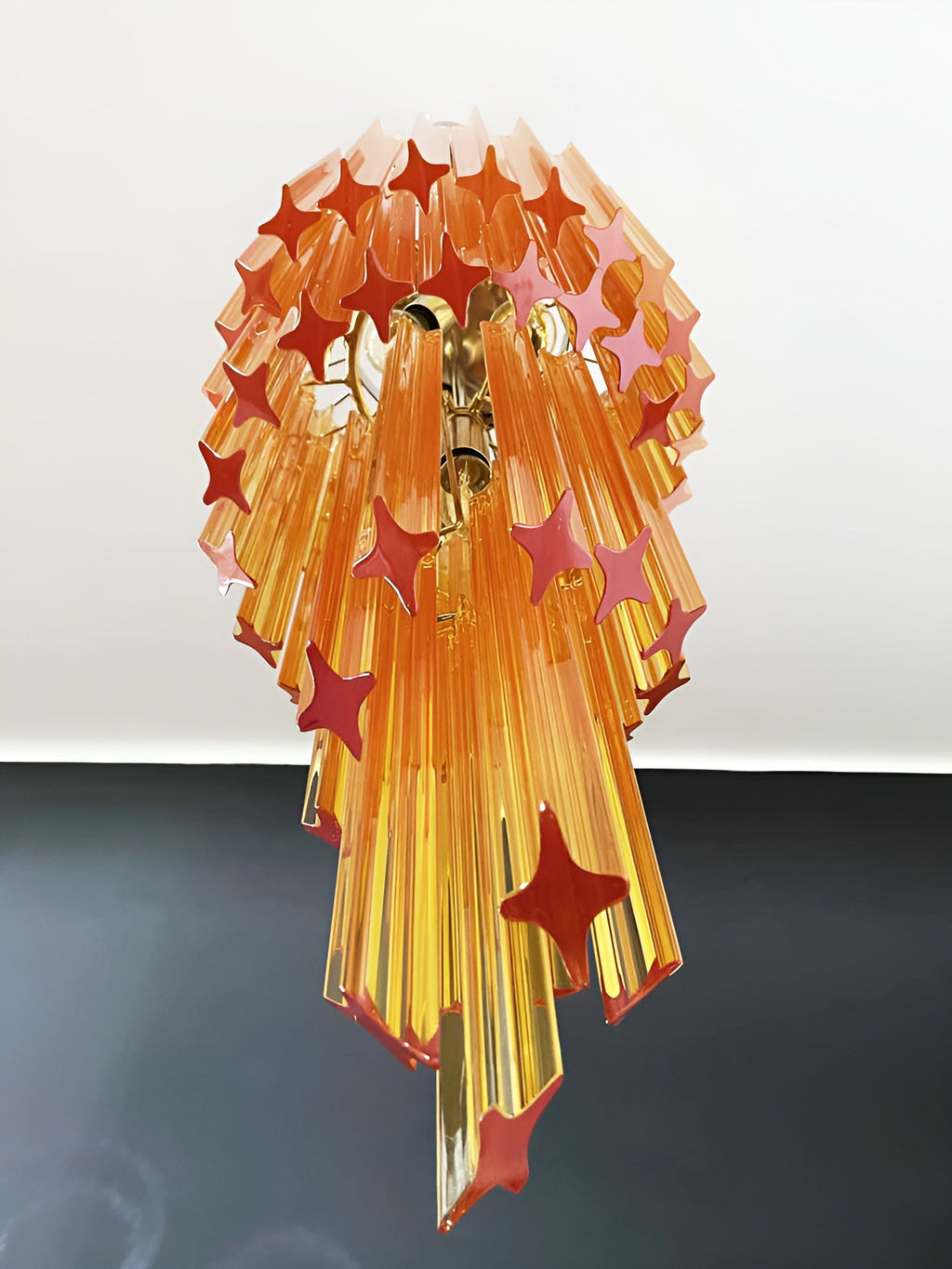 Скляна люстра Murano Spiral Prism