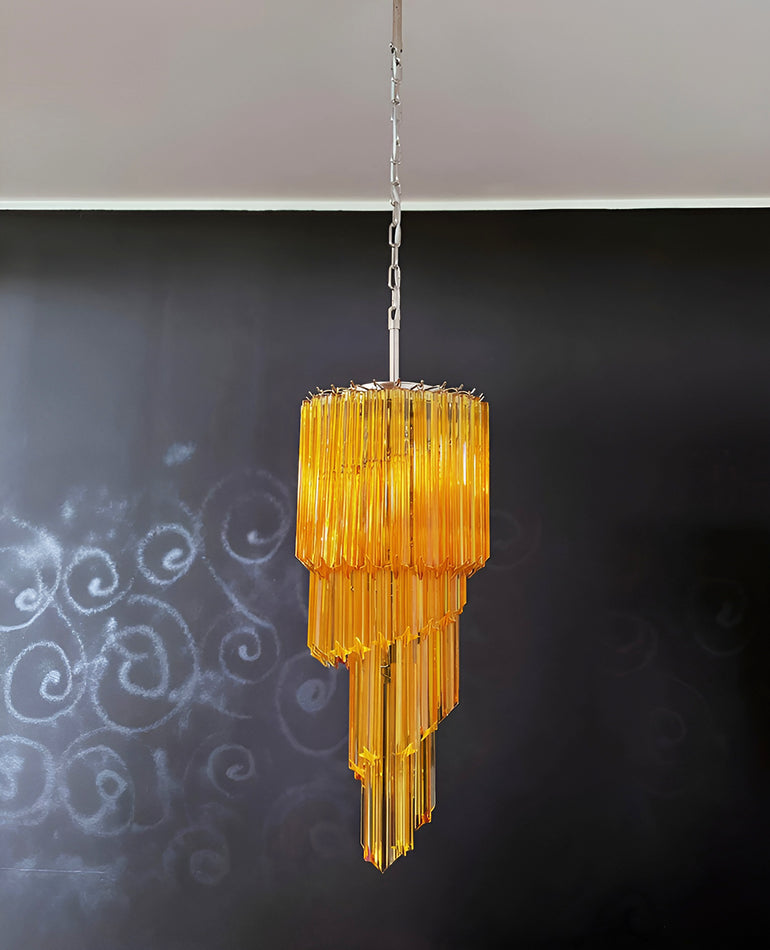 Скляна люстра Murano Spiral Prism