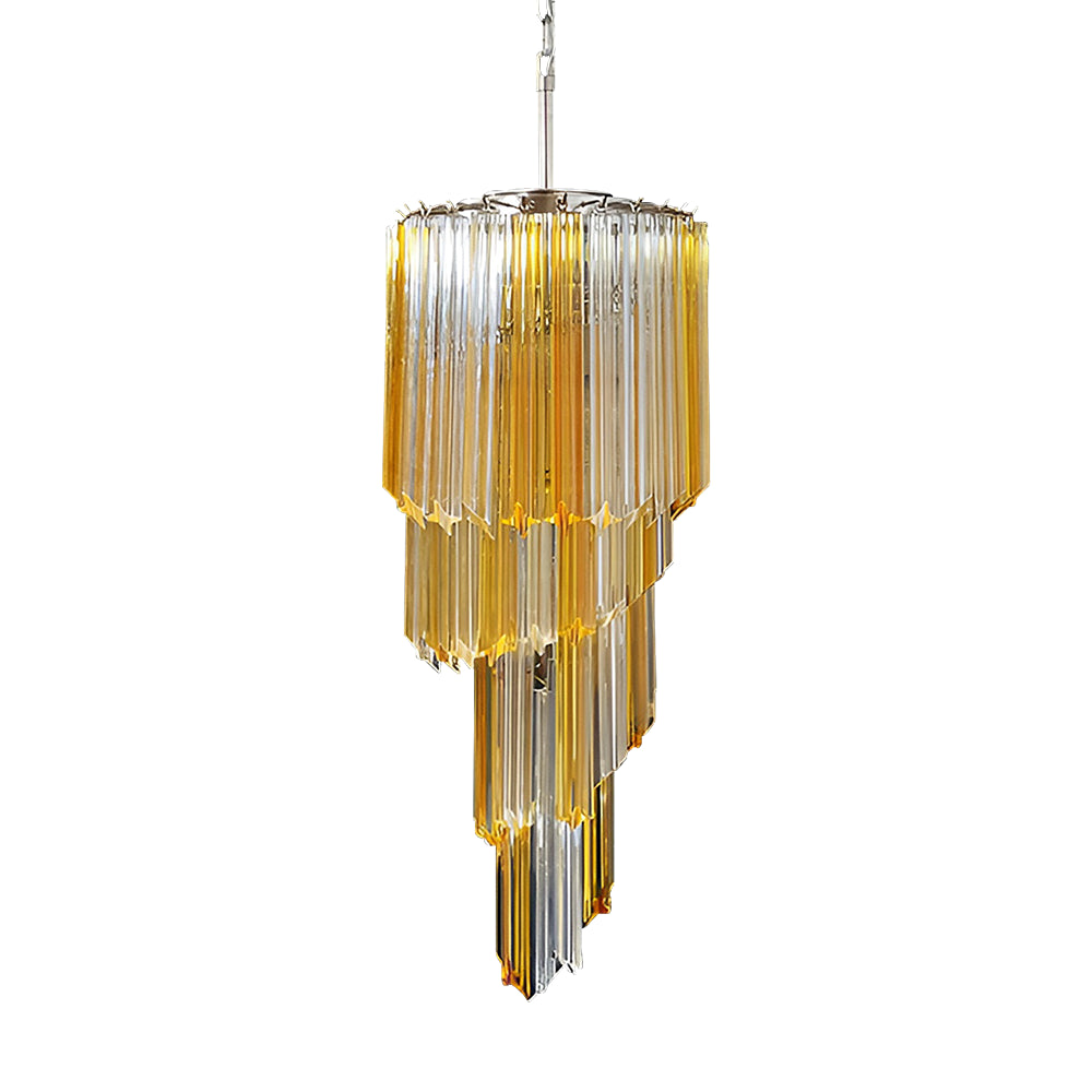 Скляна люстра Murano Spiral Prism