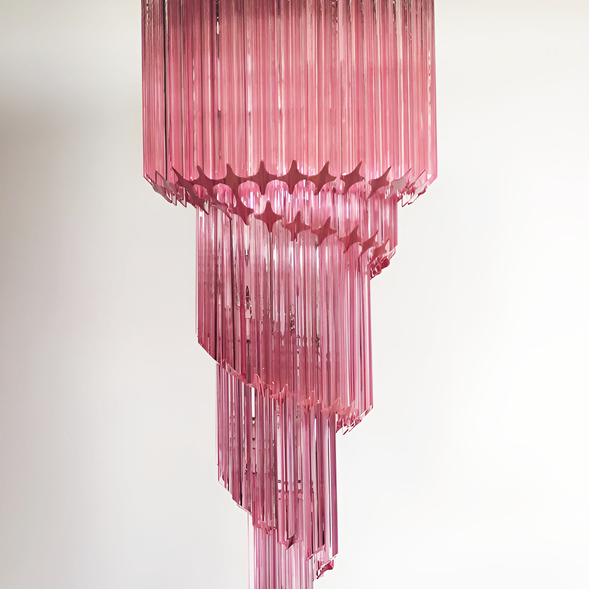 Скляна люстра Murano Spiral Prism