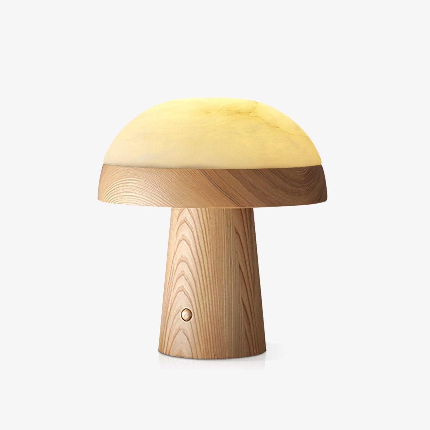 Mushroom Cloud Alabaster Table Lamp