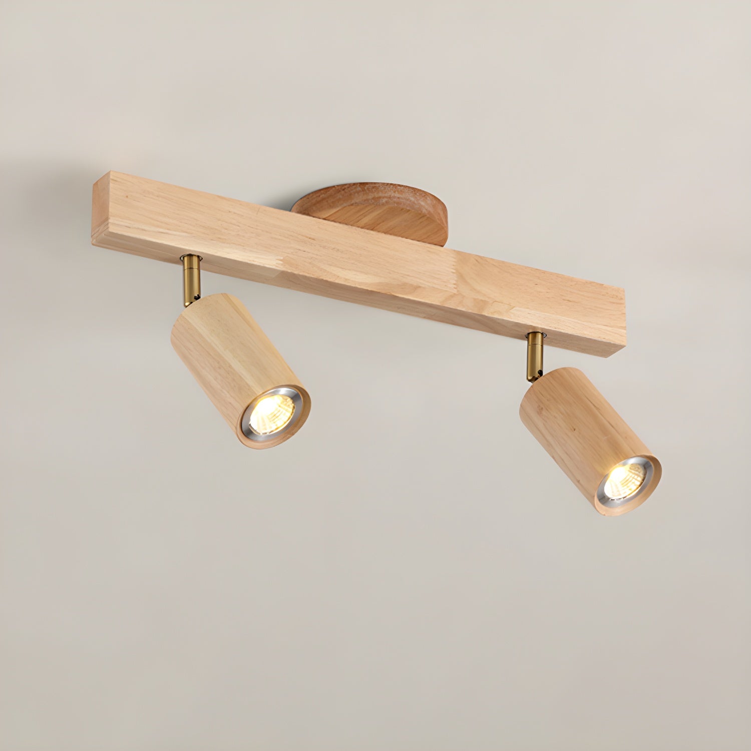 Natural Wood Beam Spotlight Light - DEPRIMO