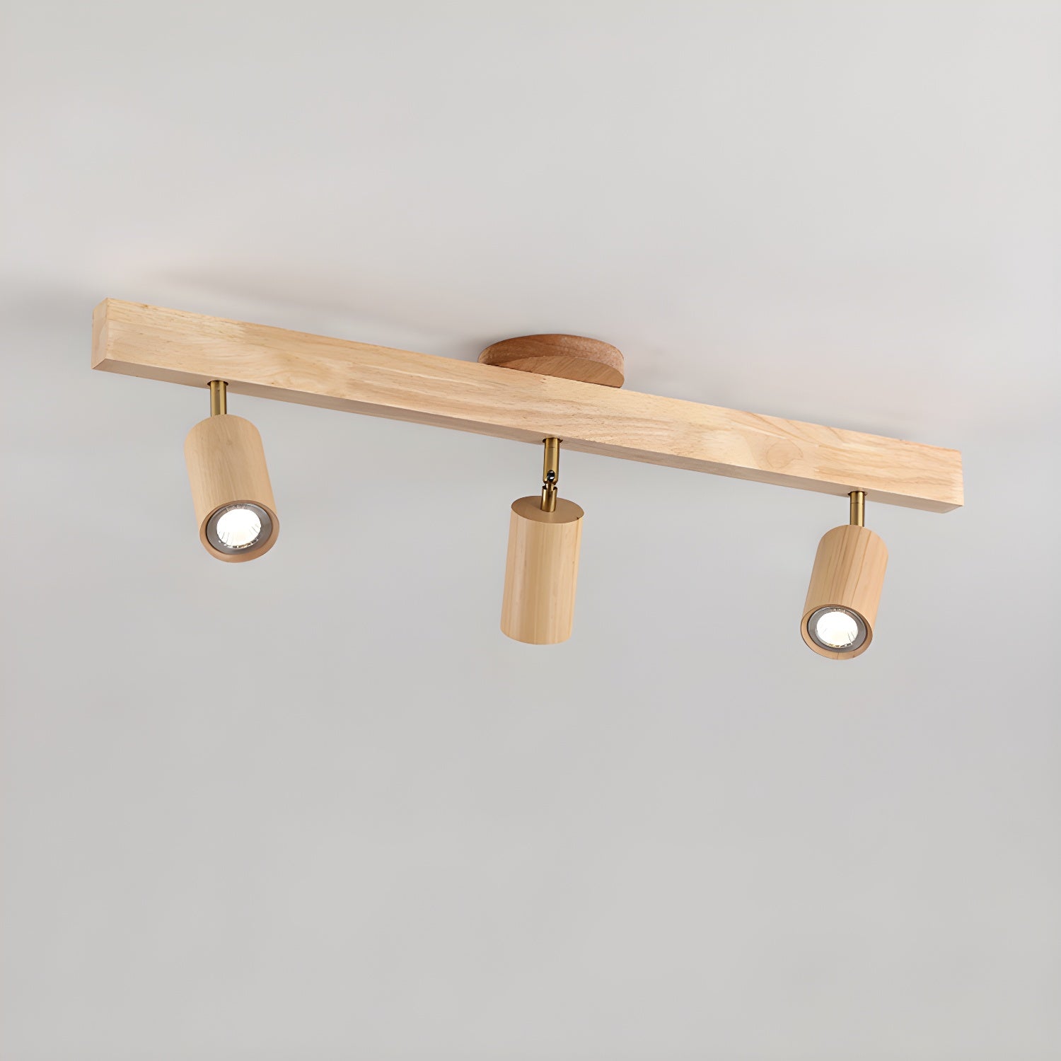 Natural Wood Beam Spotlight Light - DEPRIMO