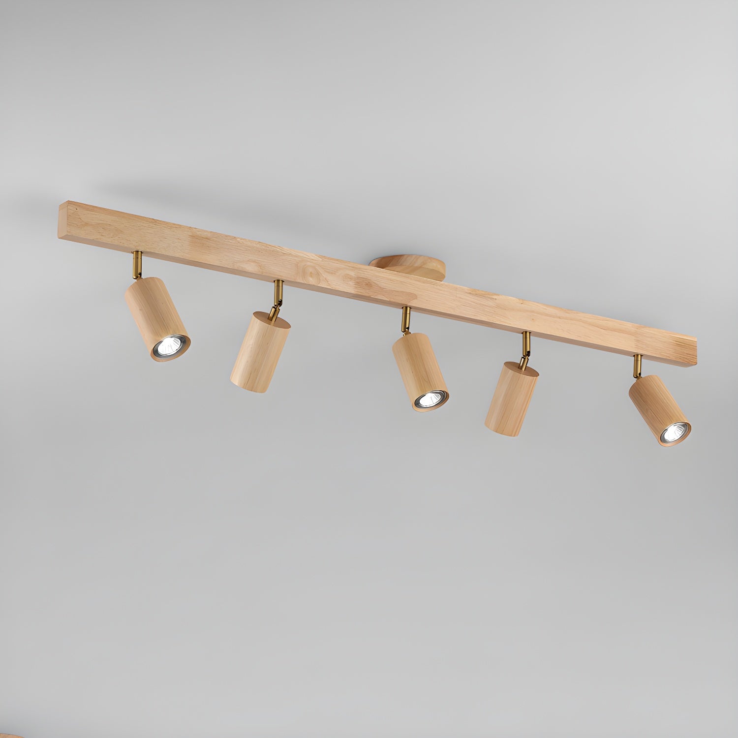 Natural Wood Beam Spotlight Light - DEPRIMO