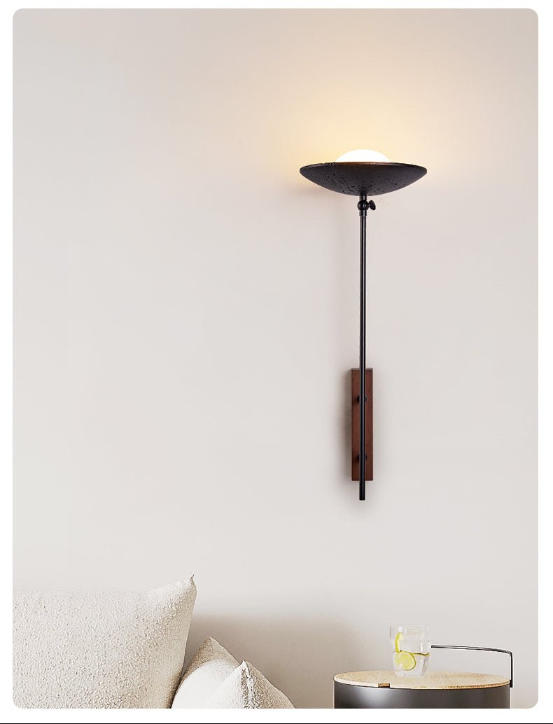 Настінний світильник Noctara Black Travertine