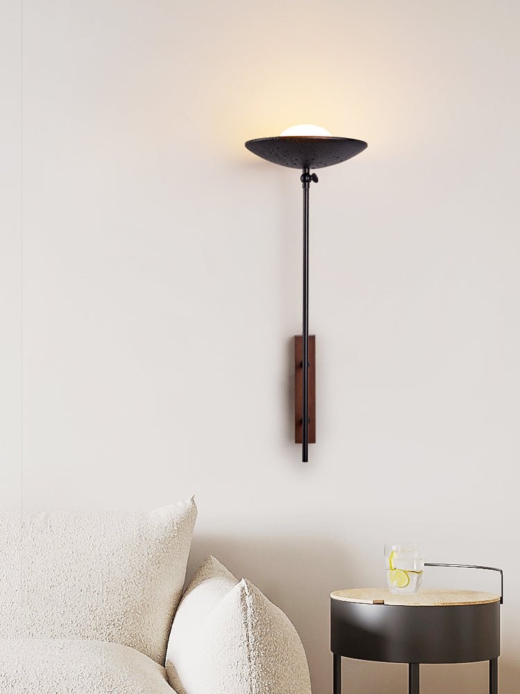 Настінний світильник Noctara Black Travertine