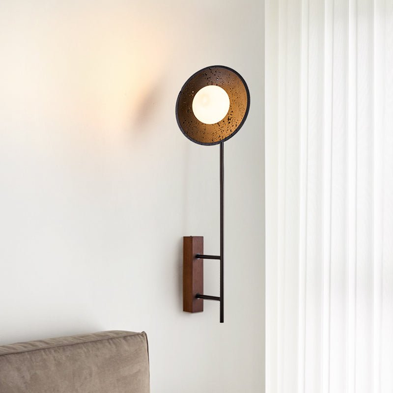 Настінний світильник Noctara Black Travertine