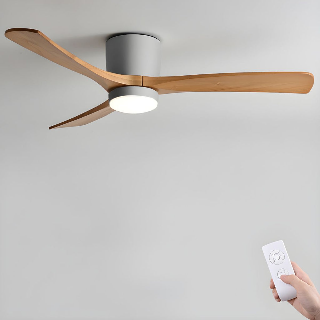 Nordic Wooden 42"/48" Ceiling Fan Light - DEPRIMO