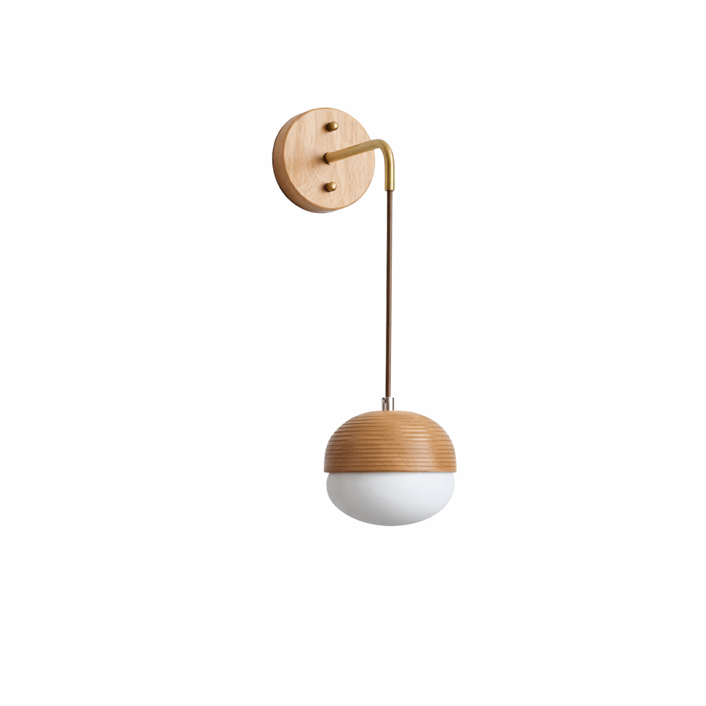 Norvyn Wood Drop Wall Lamp - Vakkerlight