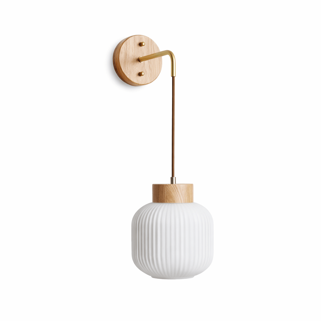 Norvyn Wood Drop Wall Lamp - Vakkerlight