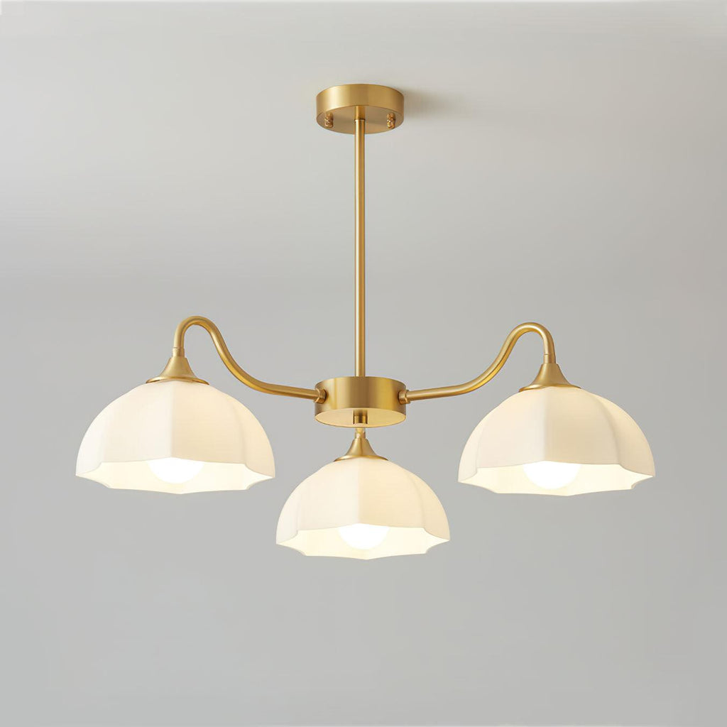 Octagonal Glass Bowl Chandelier - DEPRIMO
