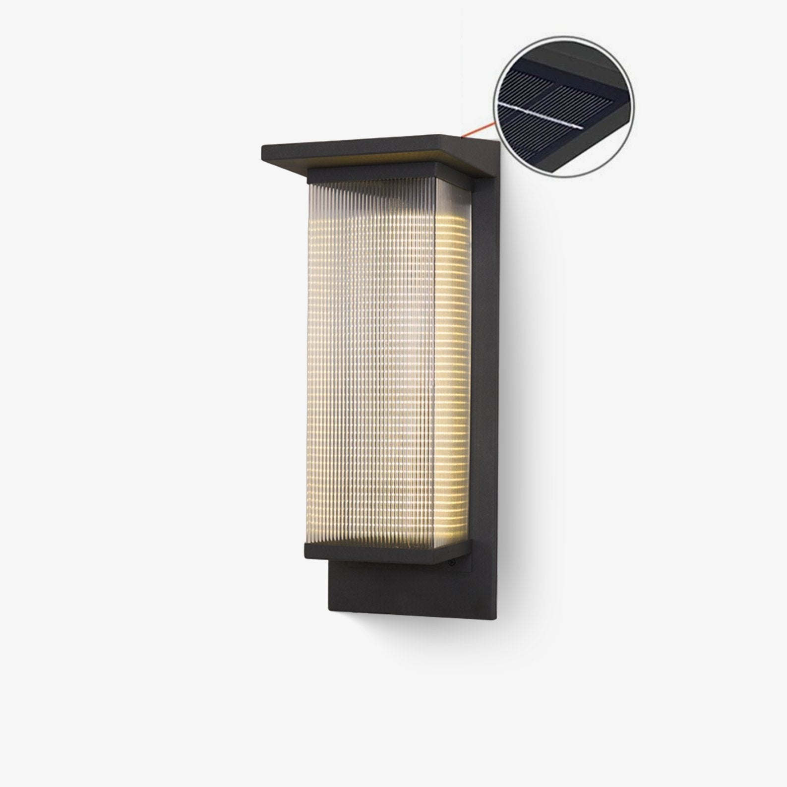 Oleron Box Outdoor Solar Wall Lamp - Vakkerlight