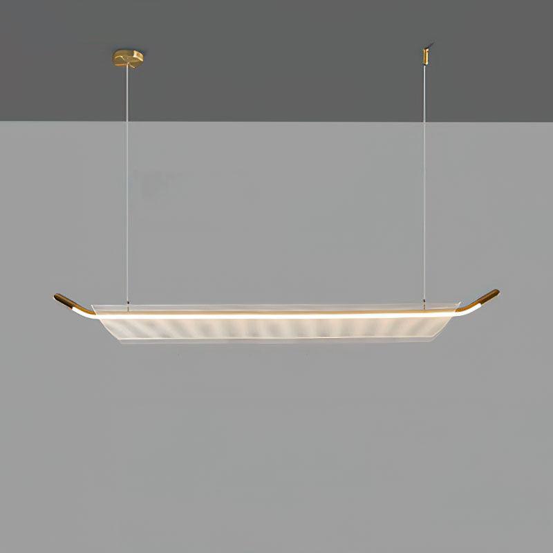 One Word Acrylic Pendant Light
