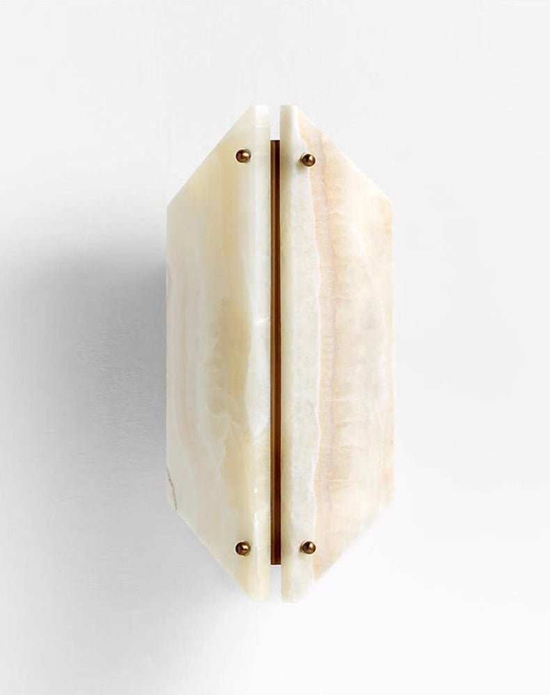 Настінний світильник Onyxa Crest Alabaster